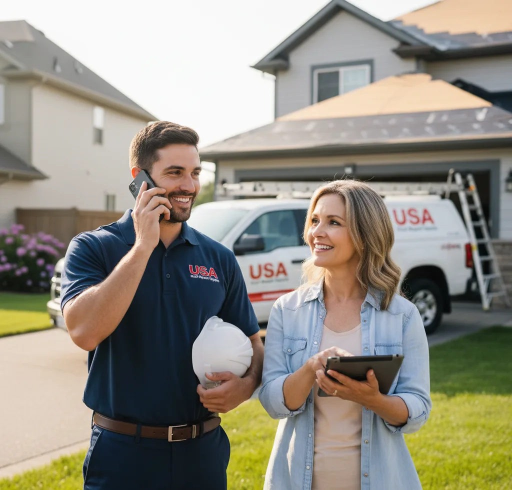 USA Roof Repair Experts customer support in Benton City